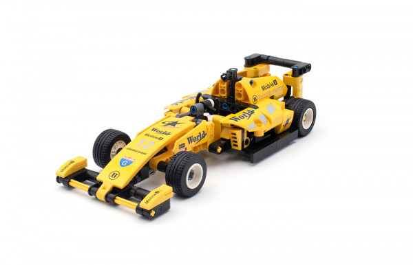 MODSTER Bricks 2 in 1 Pull Back Formula Car giallo