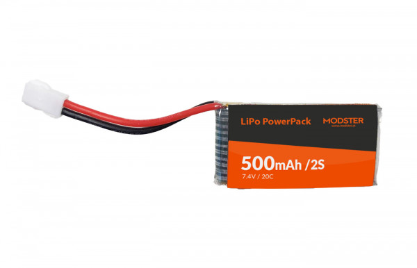 LiPo Pack MODSTER Super Cub 750mm: 2S 7,4V 500mAh