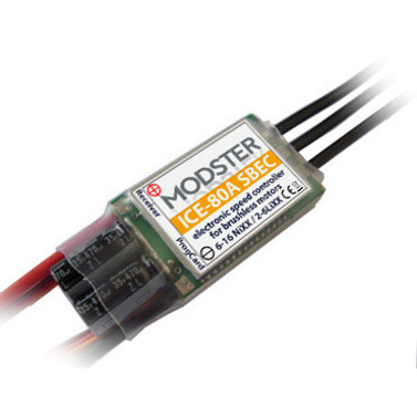 Drehzahlregler MODSTER ICE 80A SBEC 2-6 LiPo