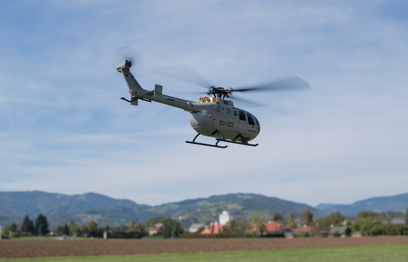 MODSTER BO-105 - Edition limitée : Hélicoptère à échelle !