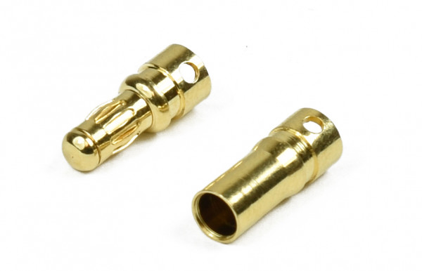 Gold contact plug 3.5mm 1 pair
