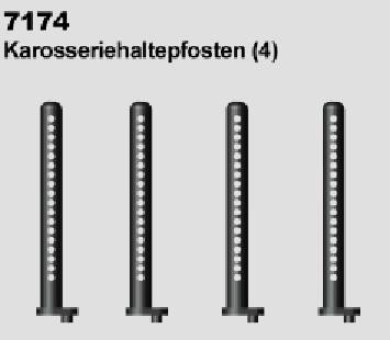 MODSTER Trembler: Karosseriehaltepfosten (4)