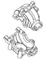 MODSTER Dune Racer/Truggy: Differential Getriebebox