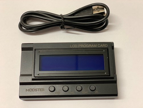Progcard mit LCD für Drehzahlregler MODSTER ESC 85A und 120A